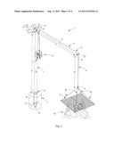 ADJUSTABLE HEIGHT OUTDOOR COOKER diagram and image