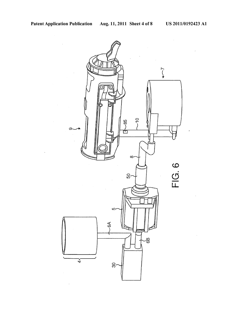 BEVERAGE PREPARATION DEVICE WITH IN-LINE SCALE REMOVAL SYSTEM AND     DESCALING METHOD USING SUCH SYSTEM - diagram, schematic, and image 05