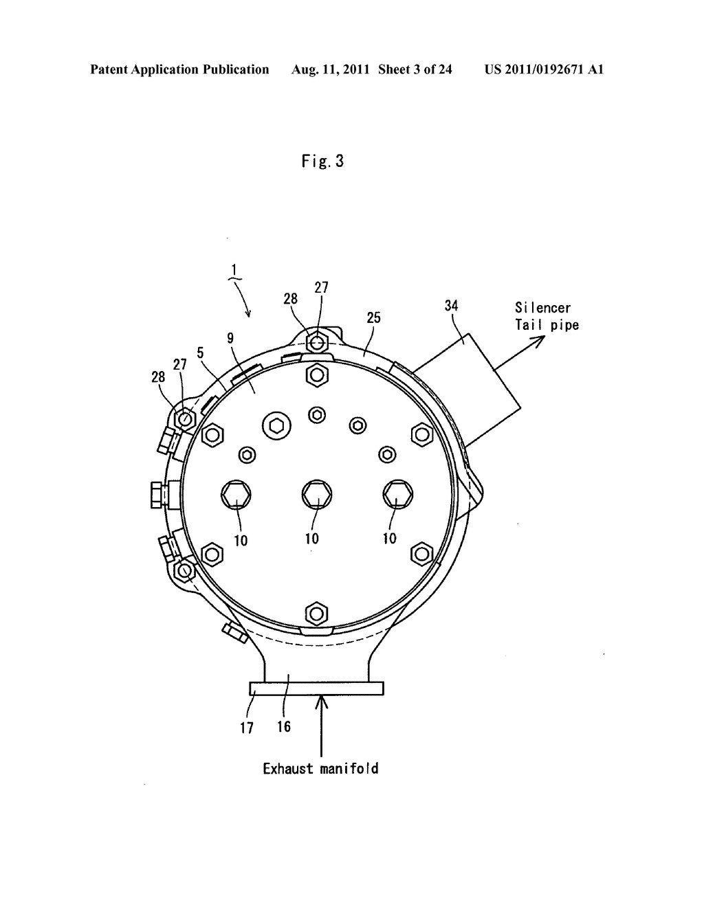 WORK VEHICLE-MOUNTED ENGINE DEVICE - diagram, schematic, and image 04