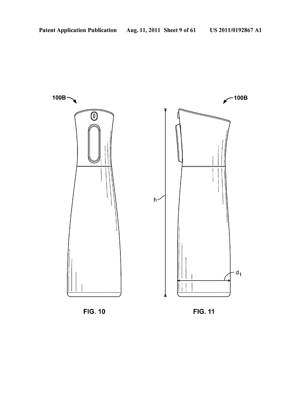 Dispensing System for Dispensing a Product from a Handheld Container - diagram, schematic, and image 10