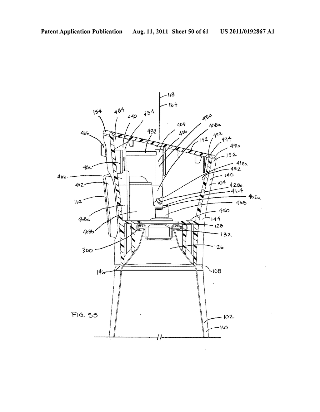 Dispensing System for Dispensing a Product from a Handheld Container - diagram, schematic, and image 51