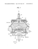 LIQUID-SEALED TYPE VIBRATION ISOLATOR diagram and image