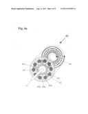 Compression and torsion damping wheel suspension system diagram and image