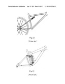 BICYCLE REAR SUSPENSION SYSTEM diagram and image