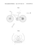 Auxiliary Support for Bicycle Saddle diagram and image