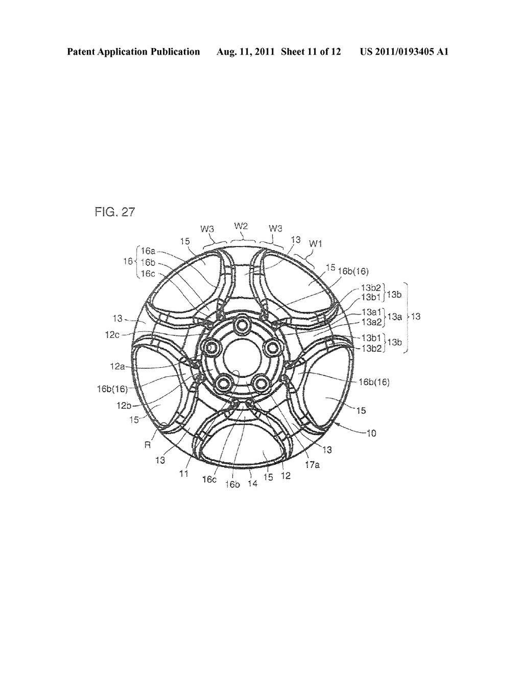 VEHICLE WHEEL DISK - diagram, schematic, and image 12