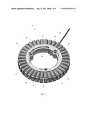 Stator with Cavity for Retaining Wires and Method of Forming the Same diagram and image