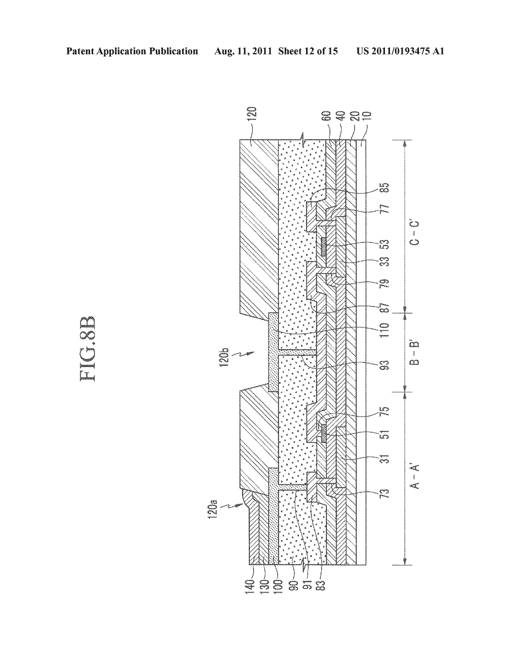 ORGANIC LIGHT EMITTING DISPLAY AND MANUFACTURING METHOD THEREOF - diagram, schematic, and image 13