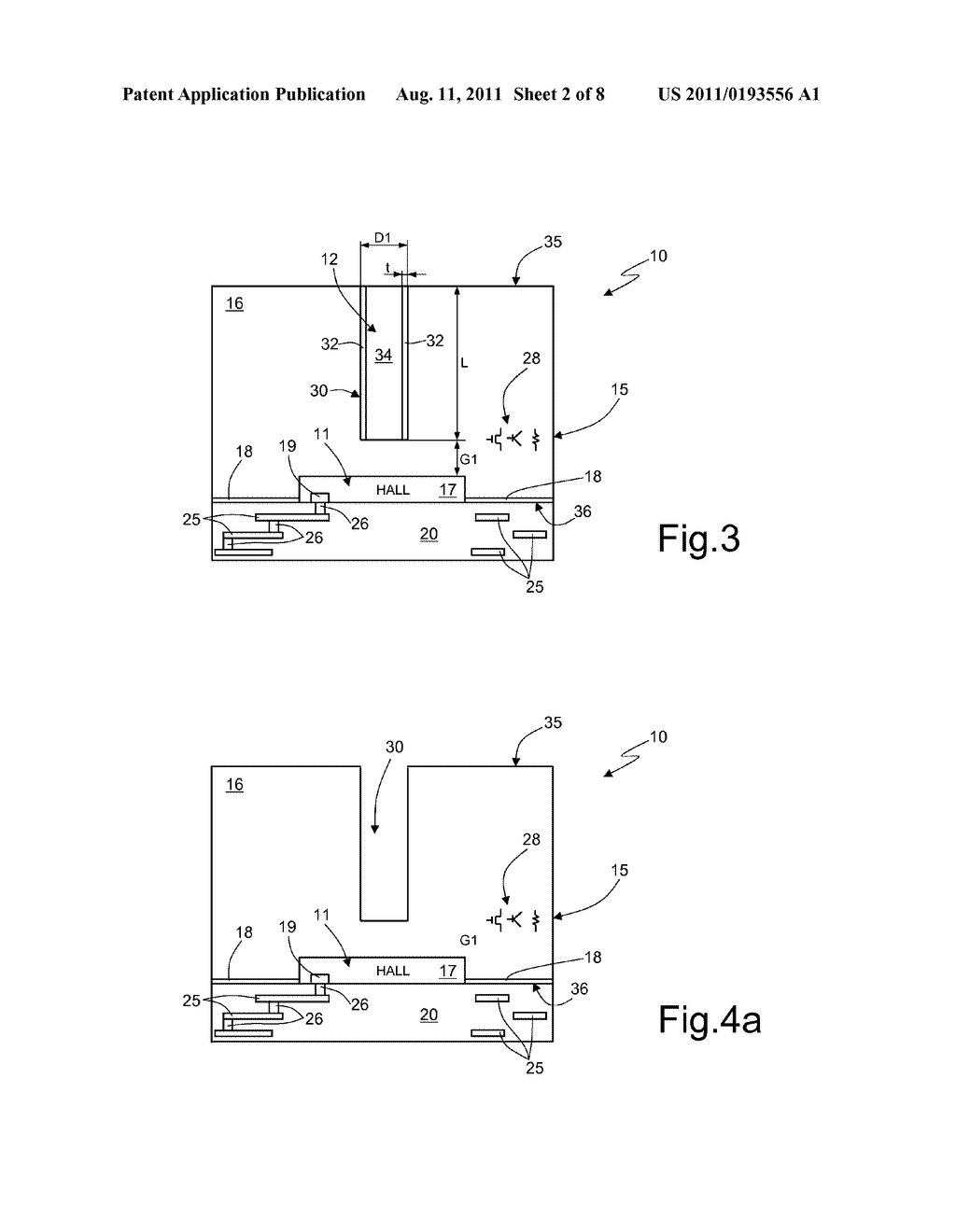 INTEGRATED MAGNETIC SENSOR FOR DETECTING VERTICAL MAGNETIC FIELDS AND     MANUFACTURING PROCESS THEREOF - diagram, schematic, and image 03