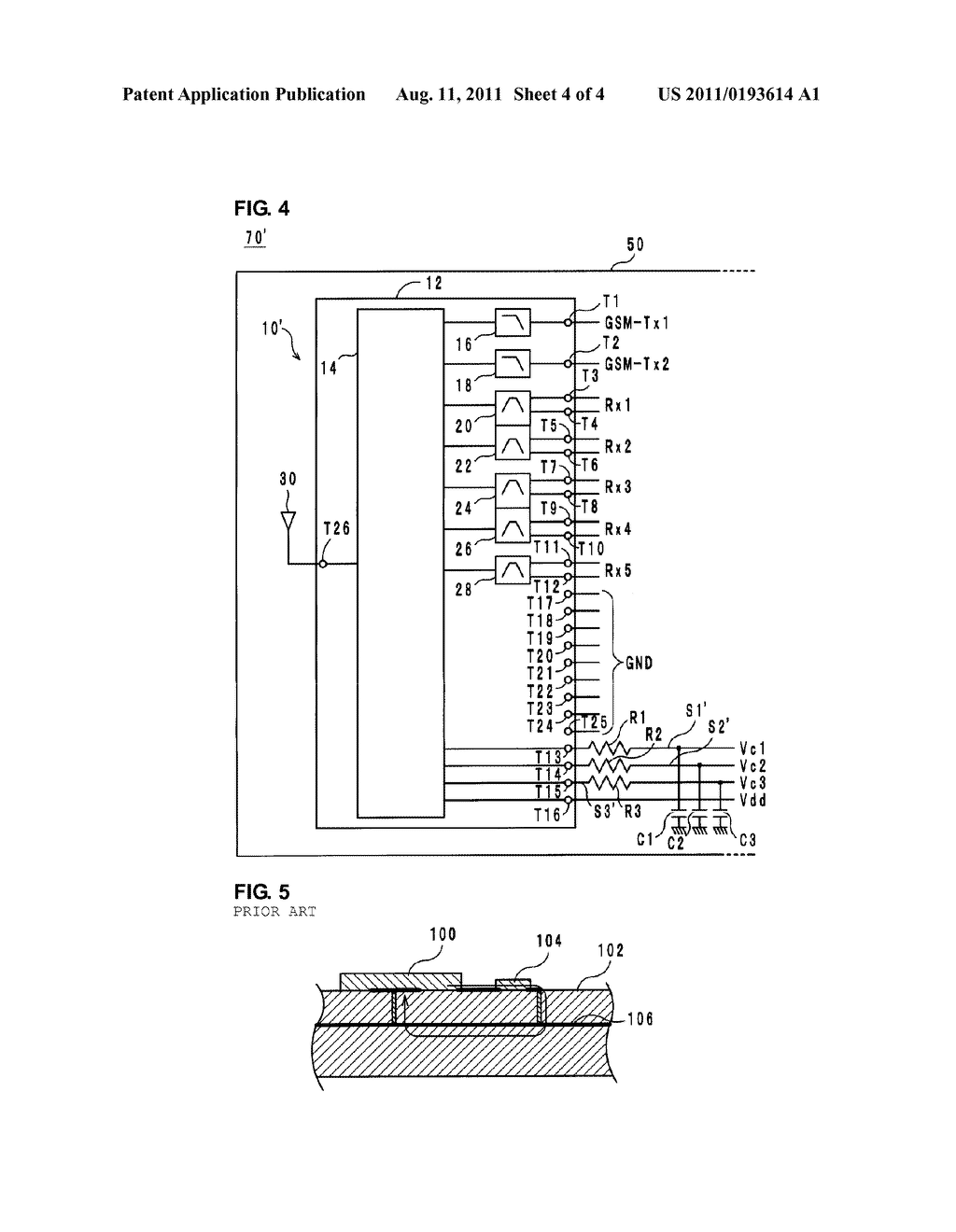 HIGH-FREQUENCY SWITCH MODULE AND HIGH-FREQUENCY SWITCH APPARATUS - diagram, schematic, and image 05