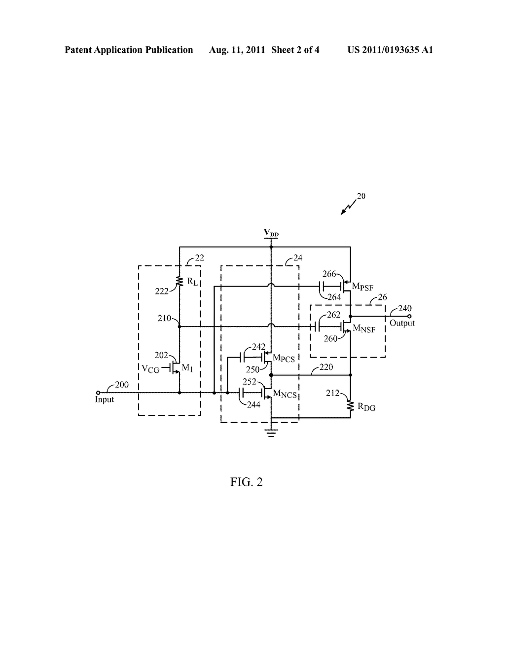 WIDE BAND LNA WITH NOISE CANCELING - diagram, schematic, and image 03