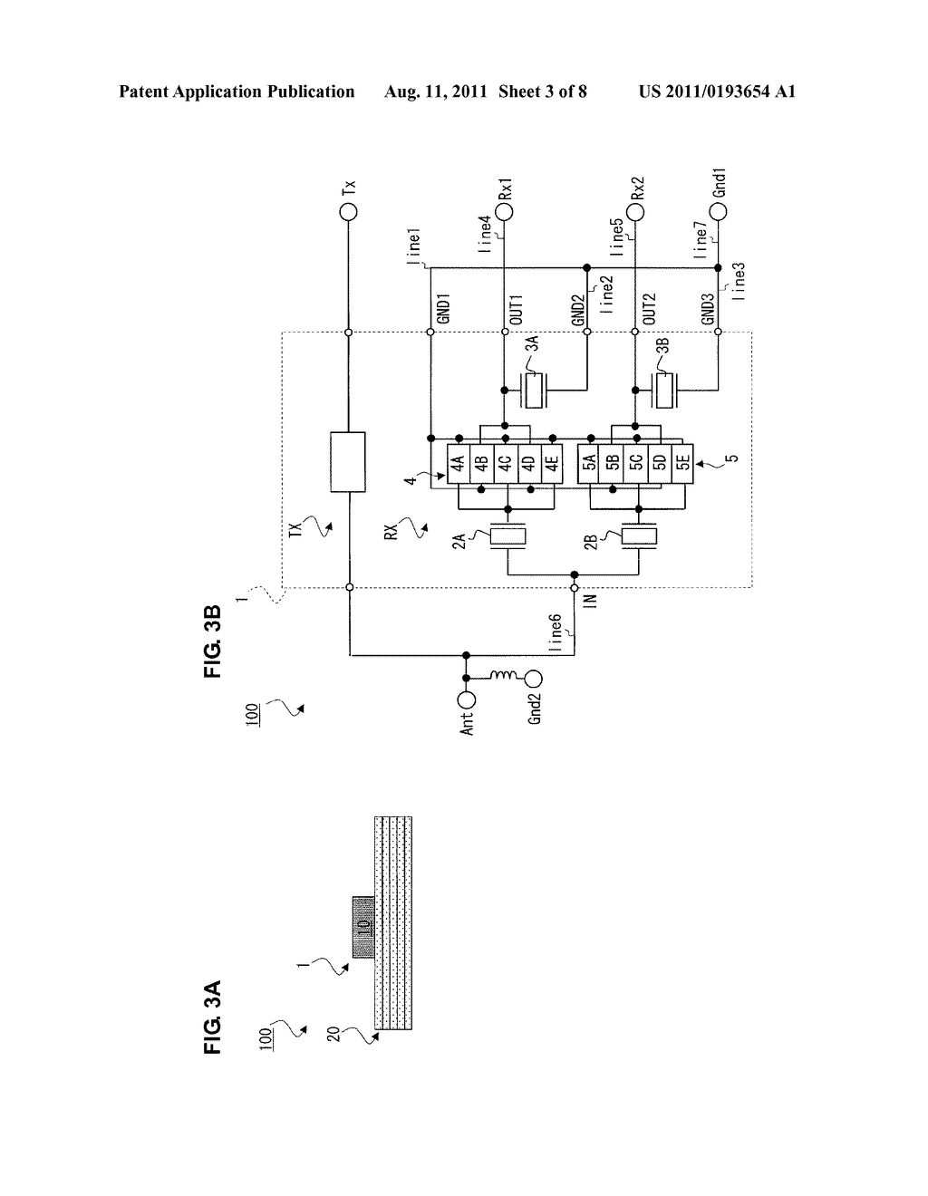 ELASTIC WAVE FILTER DEVICE AND MODULE INCLUDING THE SAME - diagram, schematic, and image 04