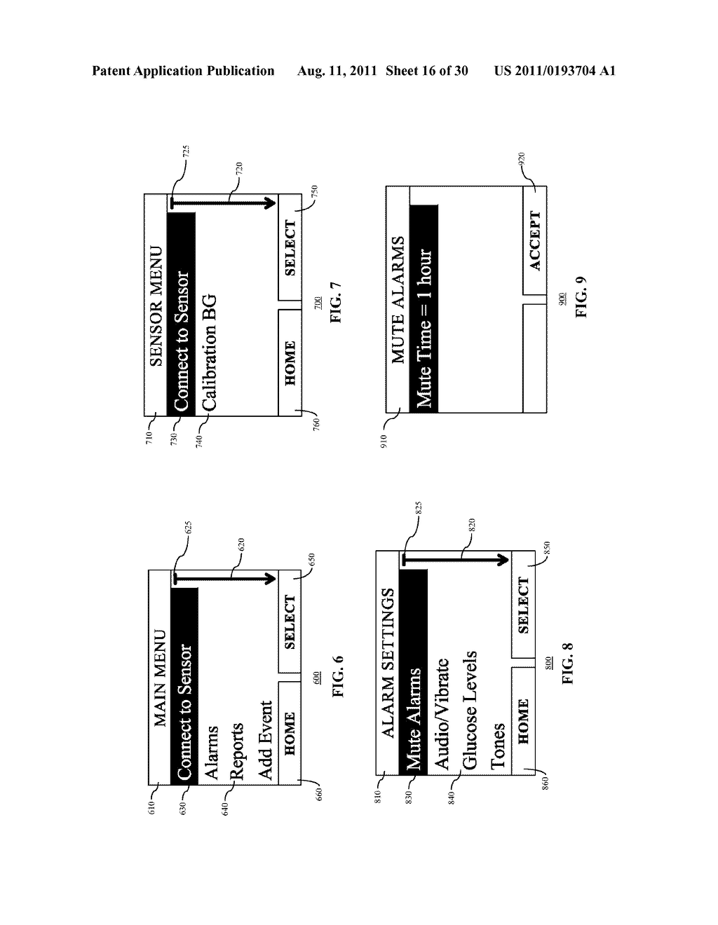 Displays for a medical device - diagram, schematic, and image 17