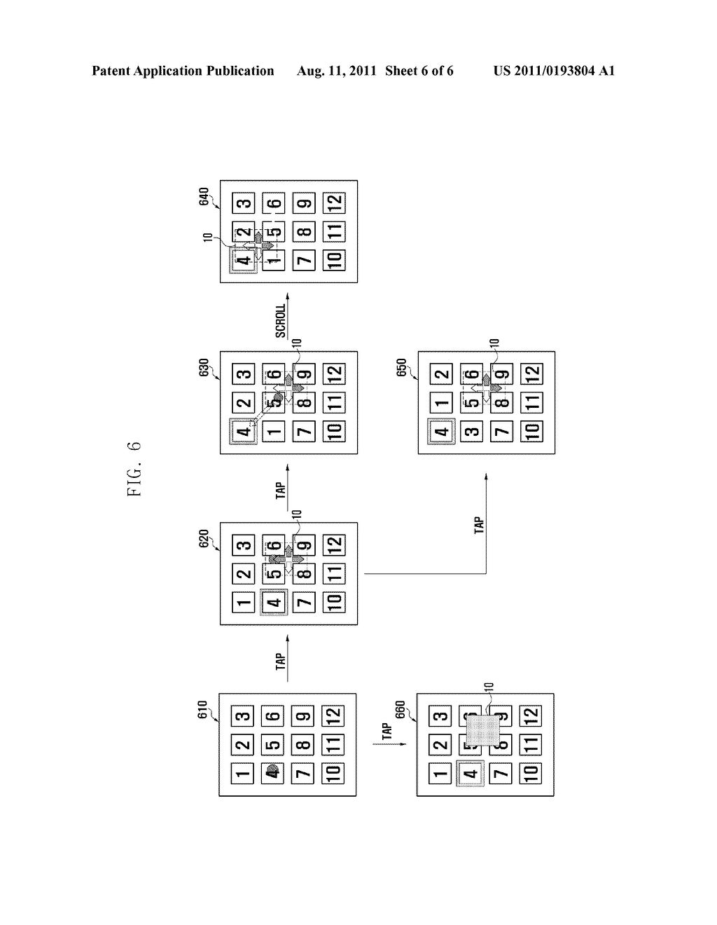 METHOD AND APPARATUS FOR EDITING LIST IN PORTABLE TERMINAL - diagram, schematic, and image 07