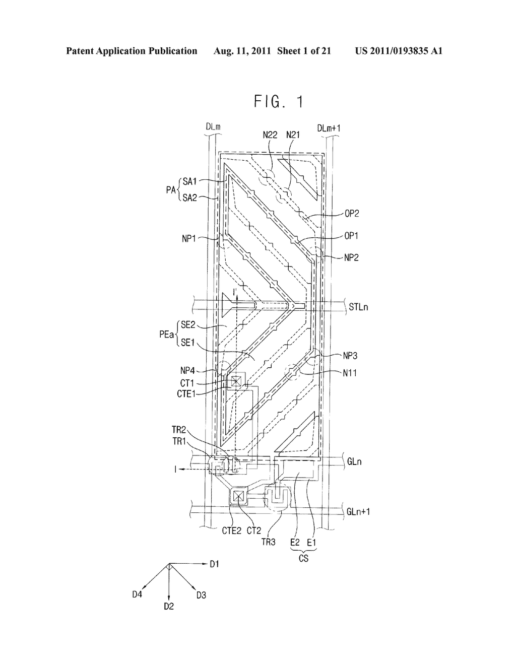 DISPLAY SUBSTRATE AND DISPLAY PANEL HAVING THE SAME - diagram, schematic, and image 02