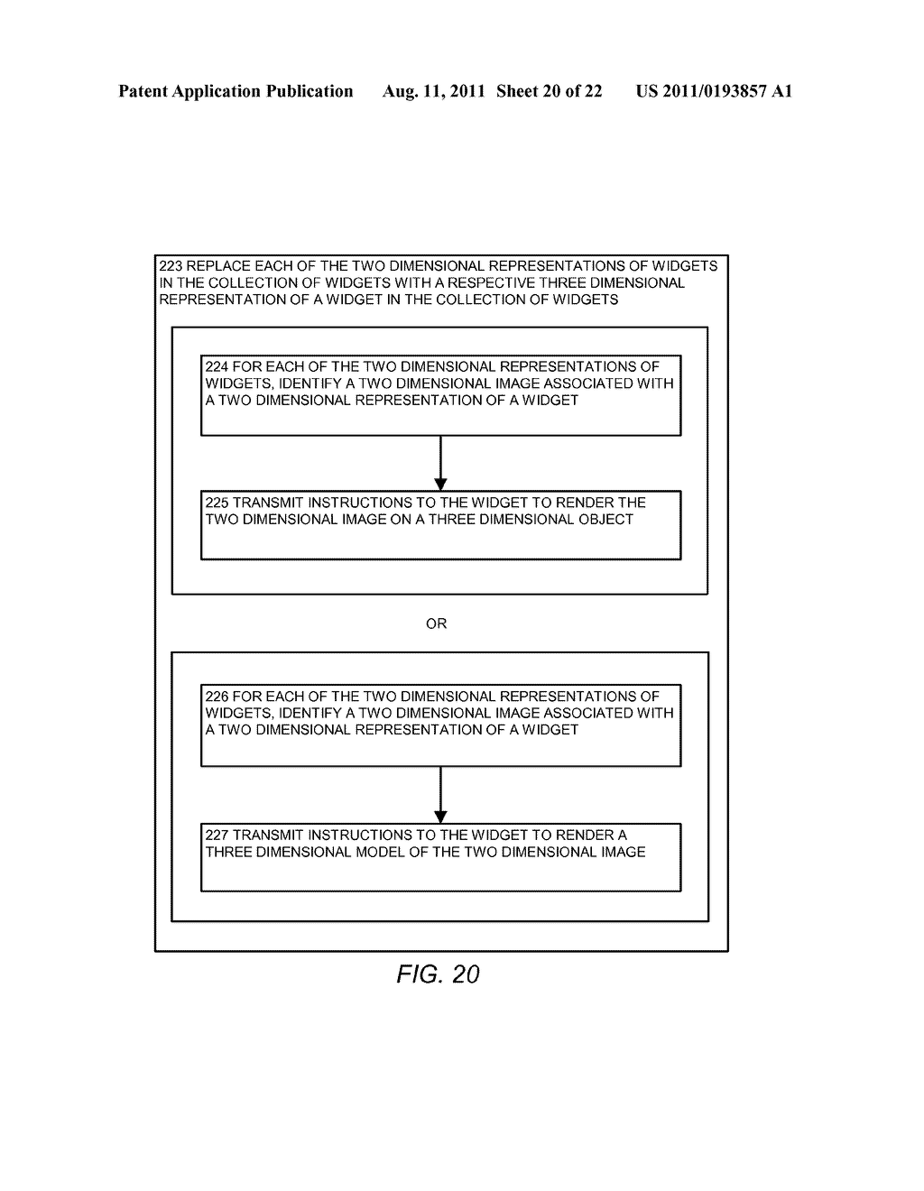 METHODS AND APPARATUS FOR RENDERING A COLLECTION OF WIDGETS ON A MOBILE     DEVICE DISPLAY - diagram, schematic, and image 21