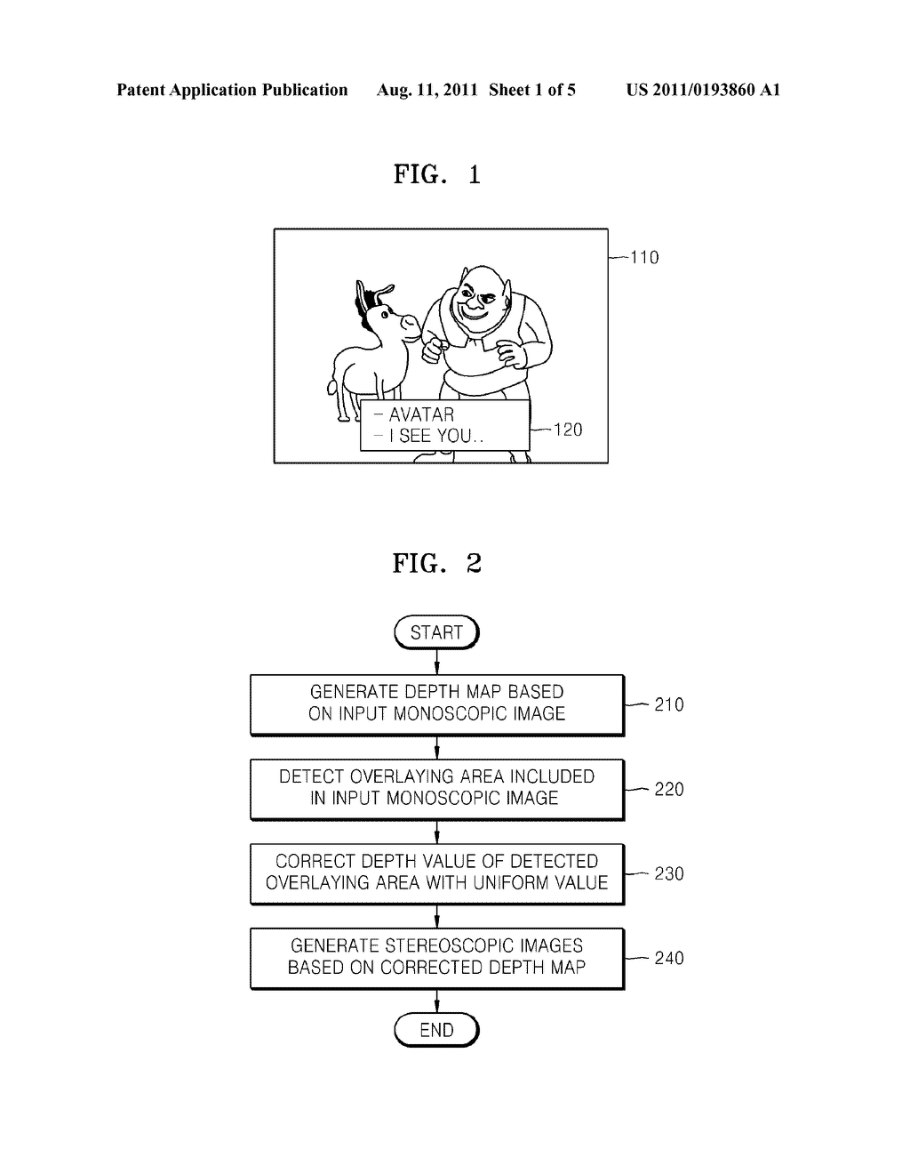 Method and Apparatus for Converting an Overlay Area into a 3D Image - diagram, schematic, and image 02