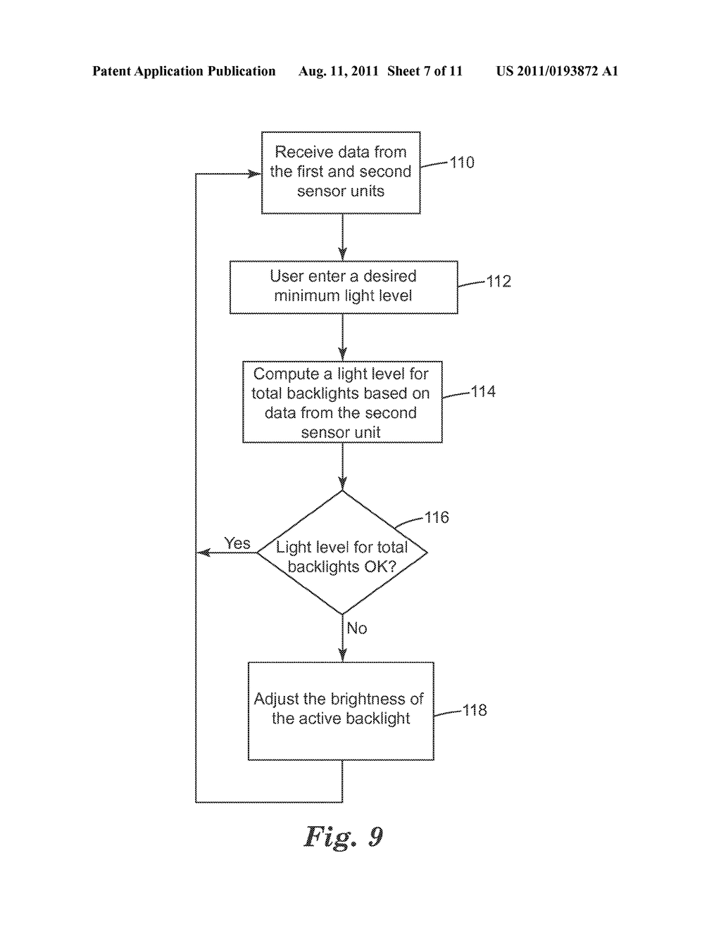 CONTROL SYSTEM FOR HYBRID DAYLIGHT-COUPLED BACKLIGHTS FOR SUNLIGHT     VIEWABLE DISPLAYS - diagram, schematic, and image 08