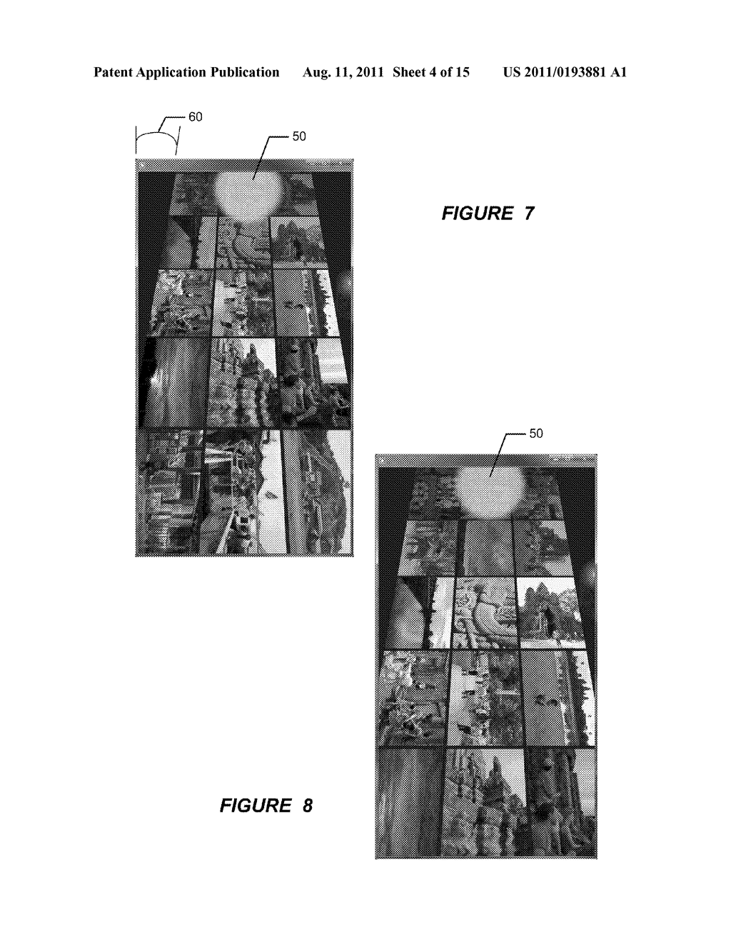 REGULATION OF NAVIGATION SPEED AMONG DISPLAYED ITEMS AND TILT ANGLE     THEREOF RESPONSIVE TO USER APPLIED PRESSURE - diagram, schematic, and image 05