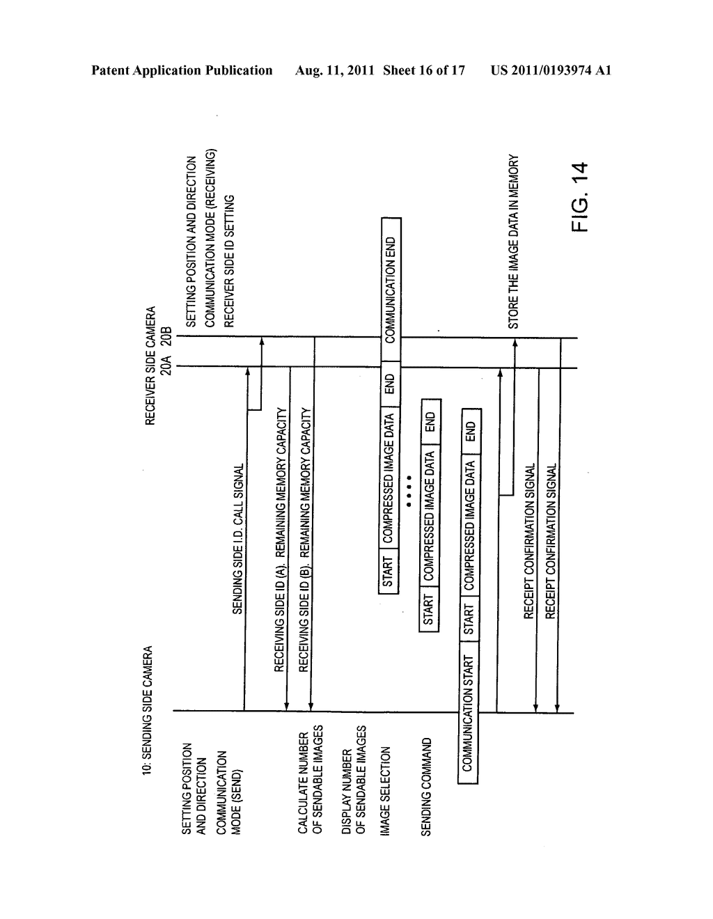 Electronic camera having a communication function - diagram, schematic, and image 17