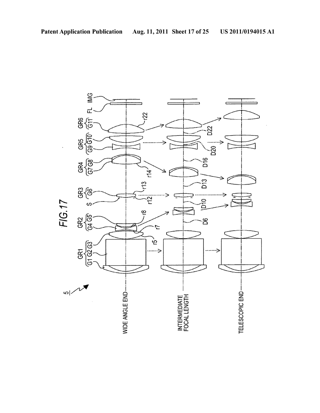 Zoom lens and imaging apparatus - diagram, schematic, and image 18