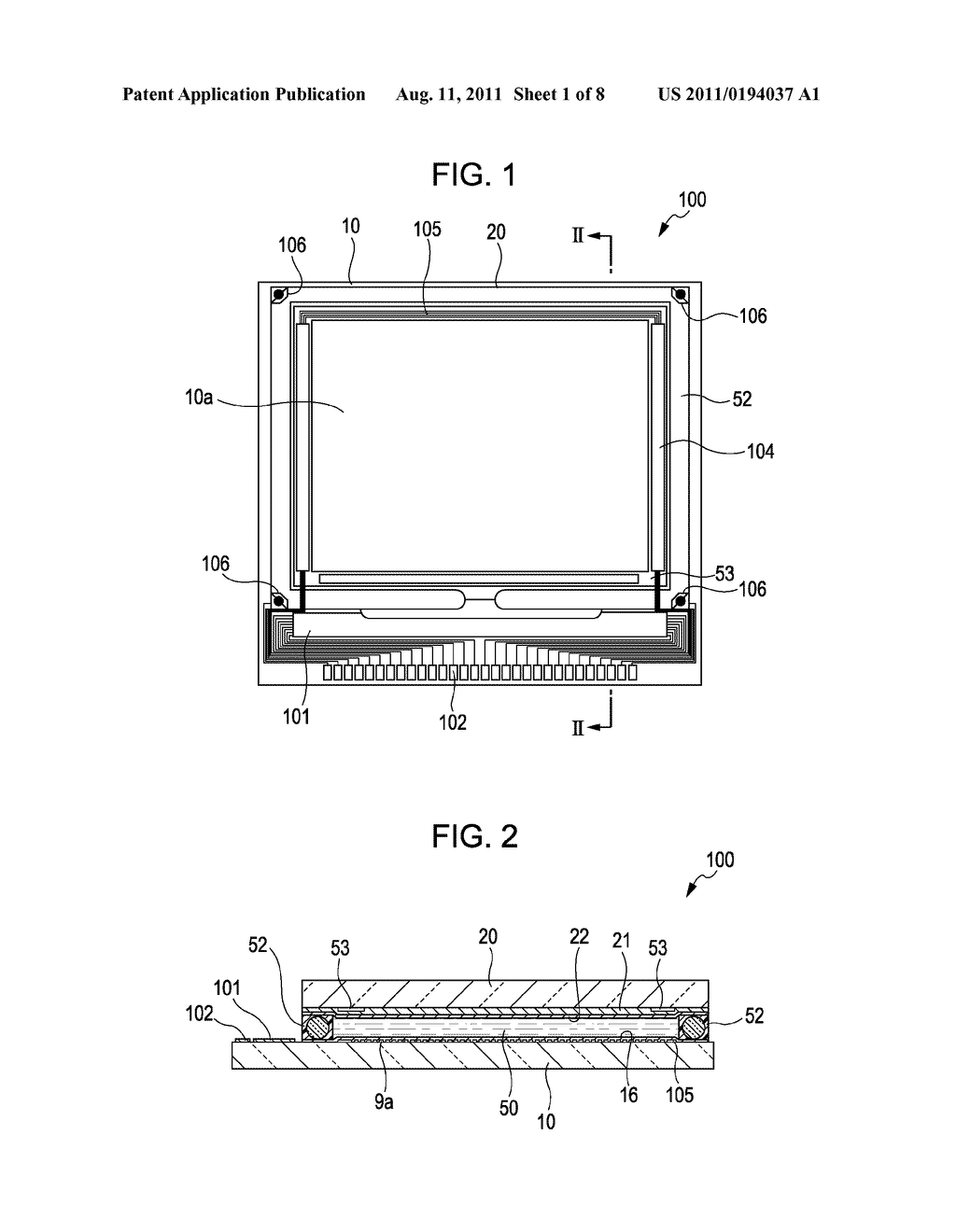 ELECTRO-OPTICAL DEVICE AND ELECTRONIC APPARATUS - diagram, schematic, and image 02