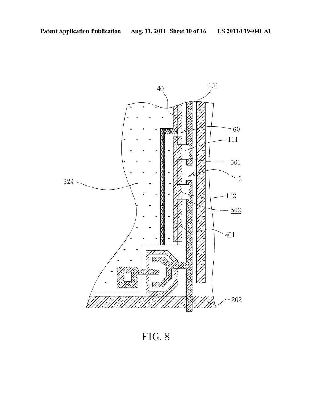 ARRAY SUBSTRATE OF LIQUID CRYSTAL DISPLAY DEVICE AND REPAIR METHOD THEREOF - diagram, schematic, and image 11