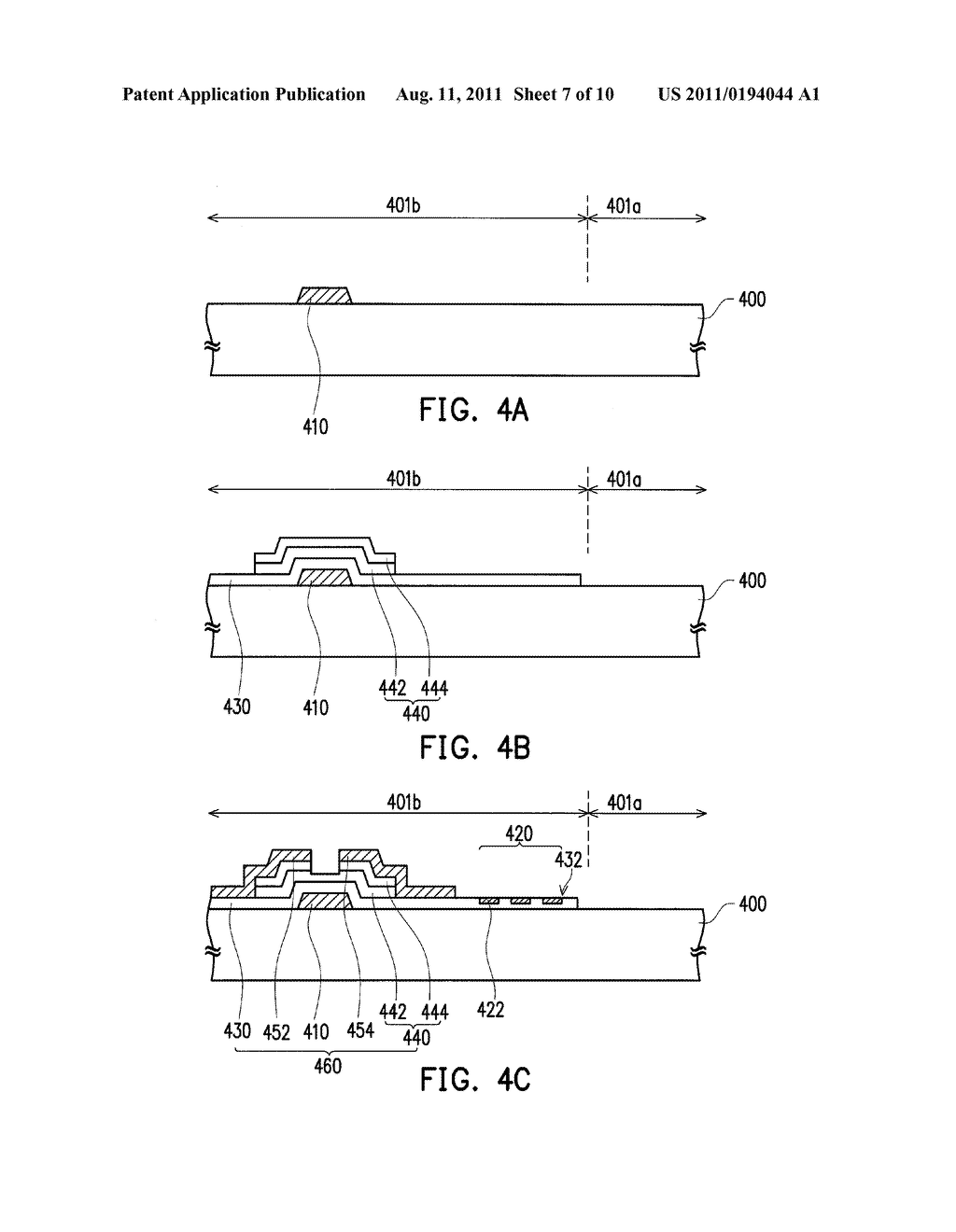 PIXEL STRUCTURE FOR TRANSFLECTIVE LCD PANEL - diagram, schematic, and image 08