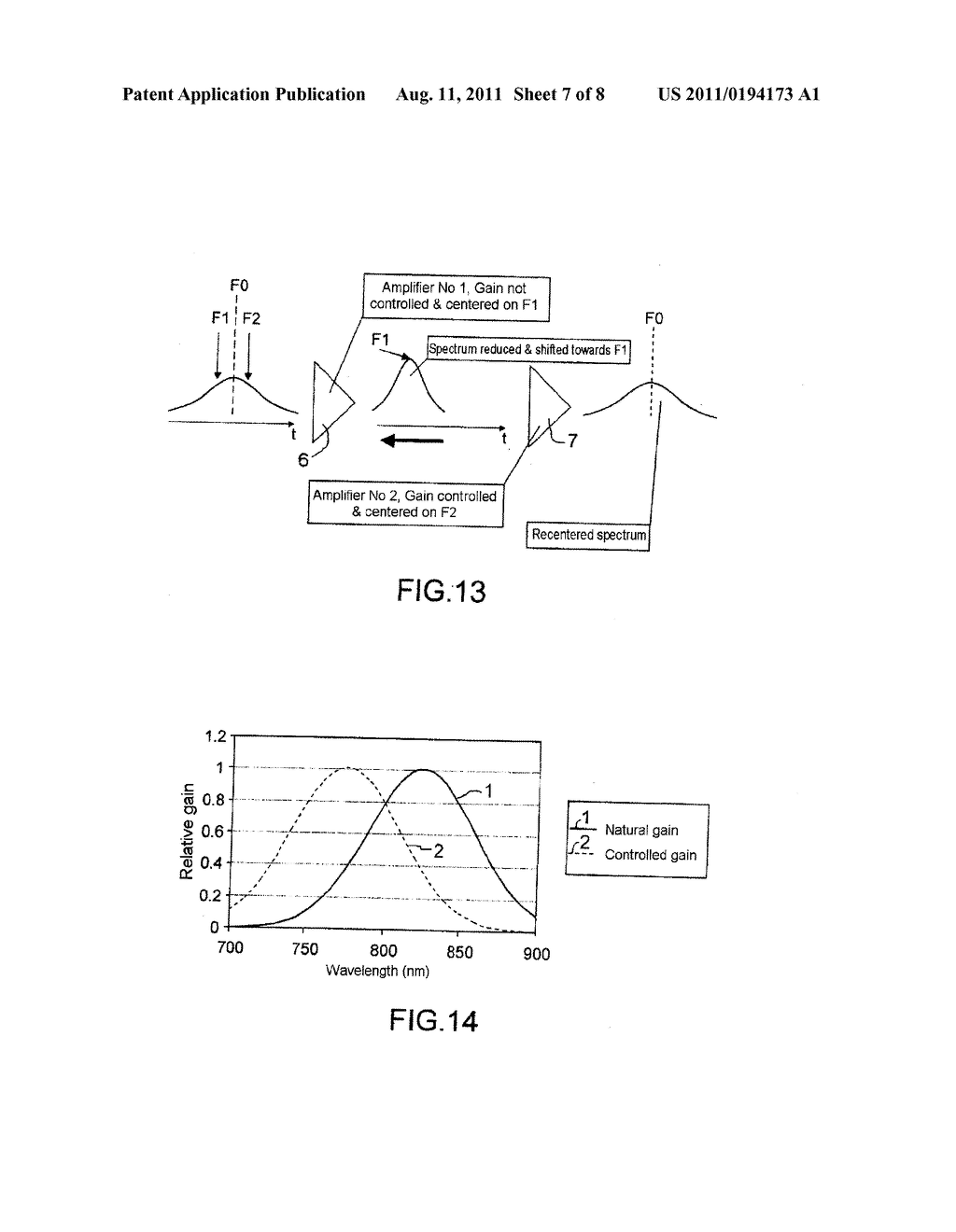 METHOD AND DEVICE FOR SPECTRAL CONTROL IN FREQUENCY CONVERSION LASER     AMPLIFIERS - diagram, schematic, and image 08