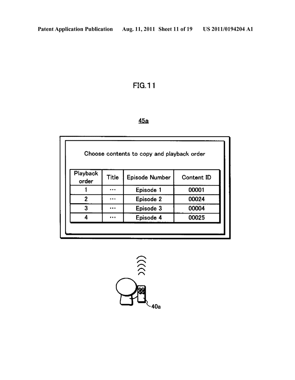 CONTENT DUBBING SYSTEM, CONTENT RECORDING APPARATUS AND CONTENT DUBBING     METHOD - diagram, schematic, and image 12