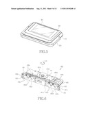 SWING-TYPE PORTABLE COMMUNICATION APPARATUS AND HINGE MECHANISM THEREOF diagram and image