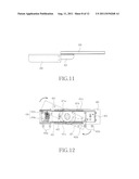 SWING-TYPE PORTABLE COMMUNICATION APPARATUS AND HINGE MECHANISM THEREOF diagram and image