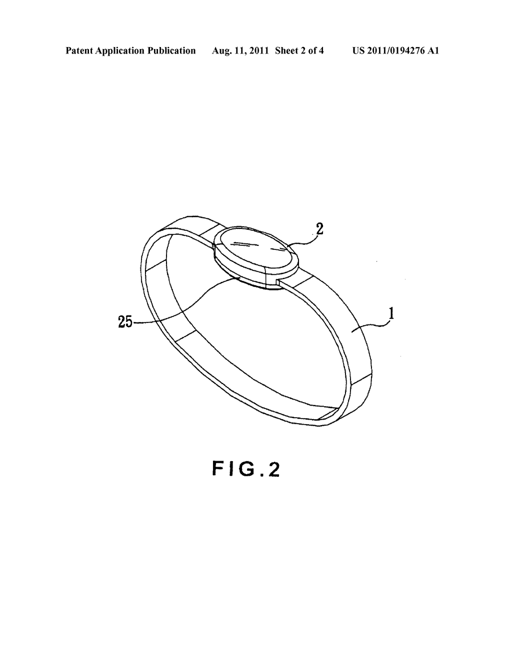 LED flashing annular ornament - diagram, schematic, and image 03