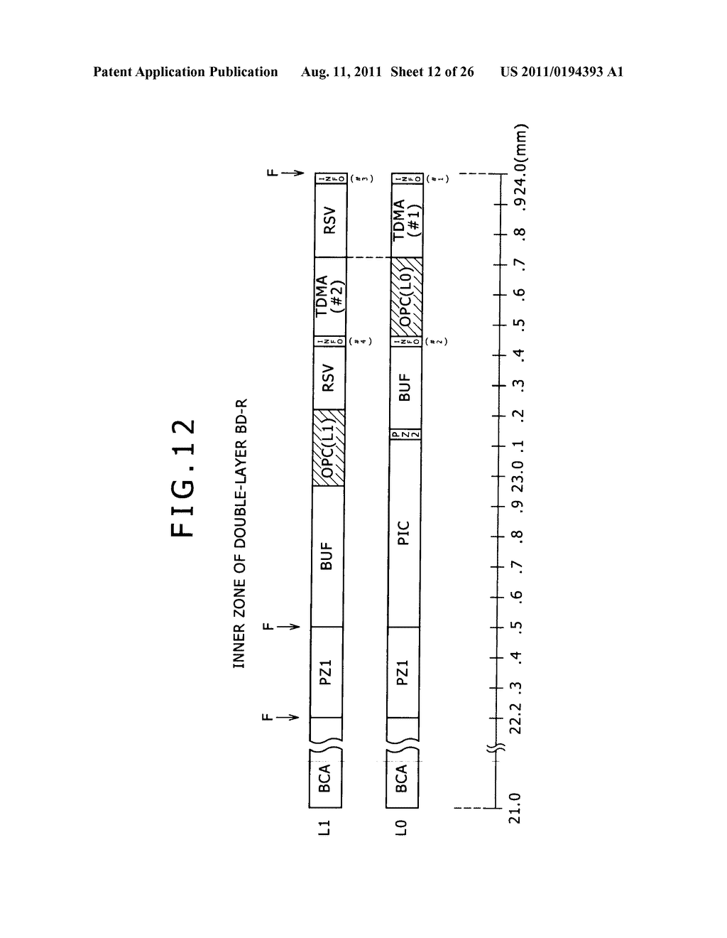 RECORDABLE OPTICAL DISK, RECORDING DEVICE, RECORDING METHOD, AND     REPRODUCTION DEVICE - diagram, schematic, and image 13