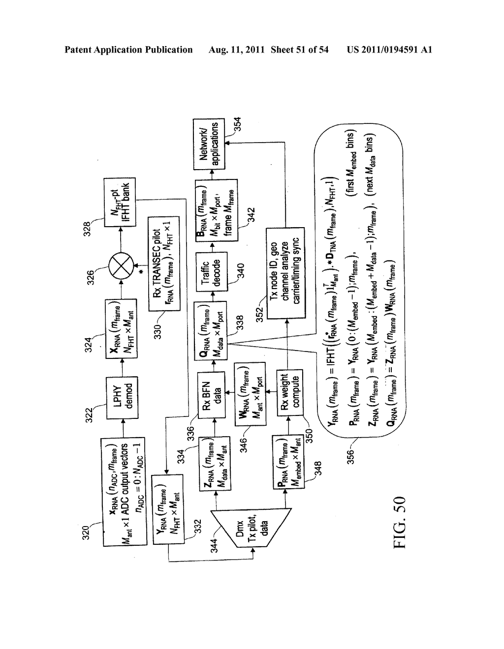 APPARATUS FOR TRANSMITTING A SIGNAL INCLUDING TRANSMIT DATA TO A     MULTIPLE-INPUT CAPABLE NODE - diagram, schematic, and image 52