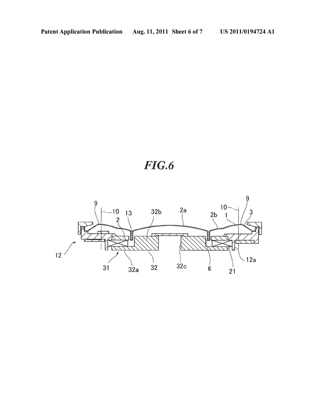 VIBRATING BODY FOR ACOUSTIC TRANSDUCER AND SPEAKER DEVICE - diagram, schematic, and image 07