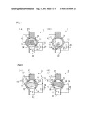 CONVEYING DEVICE USED UNDER CONDITION HAVING LARGE PRESSURE DIFFERENCE,     AND METHOD OF CONTROLLING SAME diagram and image