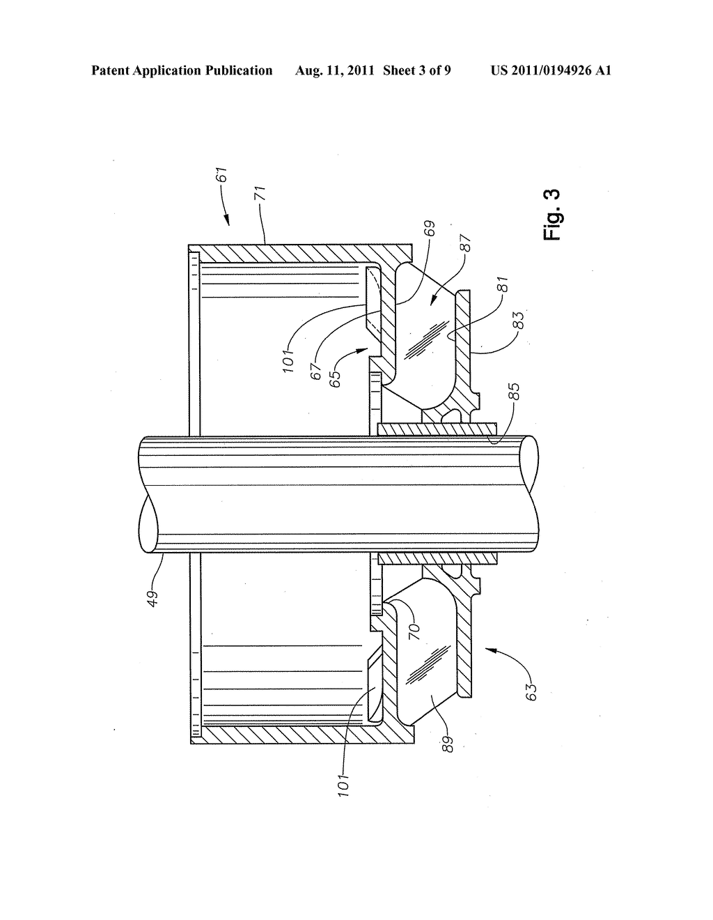 Submersible Pump for Operation In Sandy Environments, Diffuser Assembly,     And Related Methods - diagram, schematic, and image 04