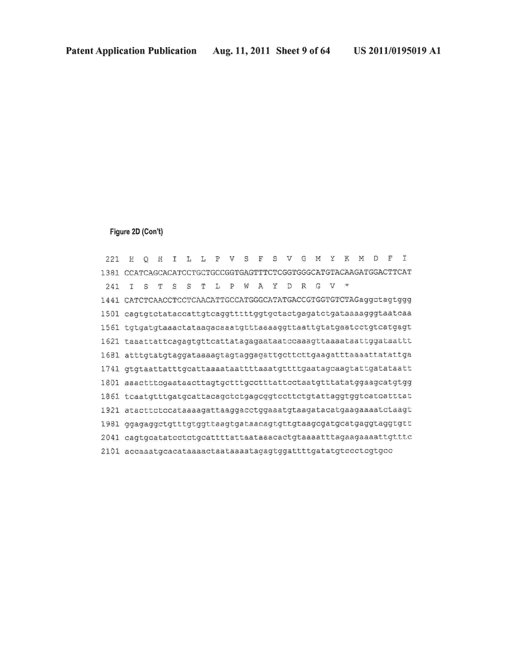 NUCLEIC ACIDS AND CORRESPONDING PROTEINS ENTITLED 251P5G2 USEFUL IN     TREATMENT AND DETECTION OF CANCER - diagram, schematic, and image 10