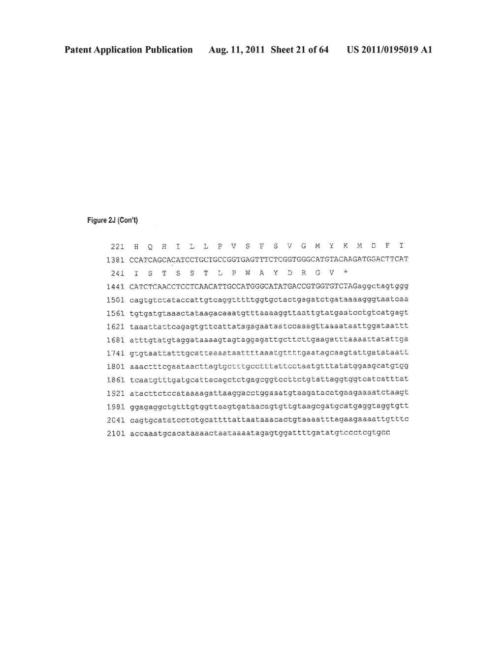 NUCLEIC ACIDS AND CORRESPONDING PROTEINS ENTITLED 251P5G2 USEFUL IN     TREATMENT AND DETECTION OF CANCER - diagram, schematic, and image 22