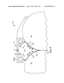 AN END SEALING DEVICE FOR A METERING NIP, A COATER WITH A SEALED END AND A     METHOD OF USING SAME diagram and image