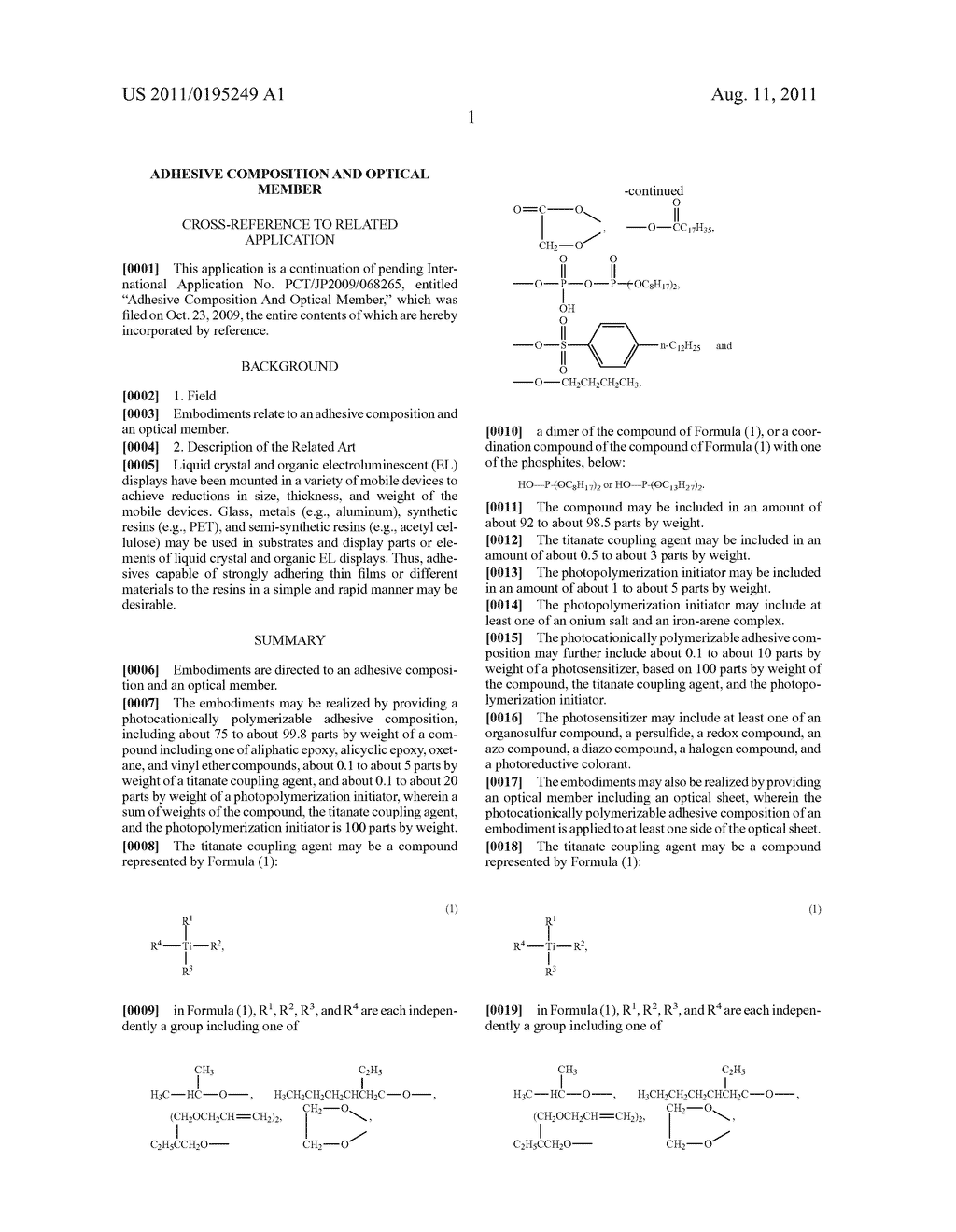 ADHESIVE COMPOSITION AND OPTICAL MEMBER - diagram, schematic, and image 02