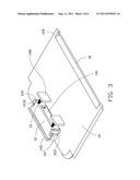 BATTERY COVER LATCHING MECHANISM FOR PORTABLE ELECTRONIC DEVICE diagram and image