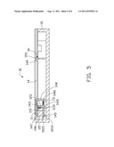 BATTERY COVER LATCHING MECHANISM FOR PORTABLE ELECTRONIC DEVICE diagram and image