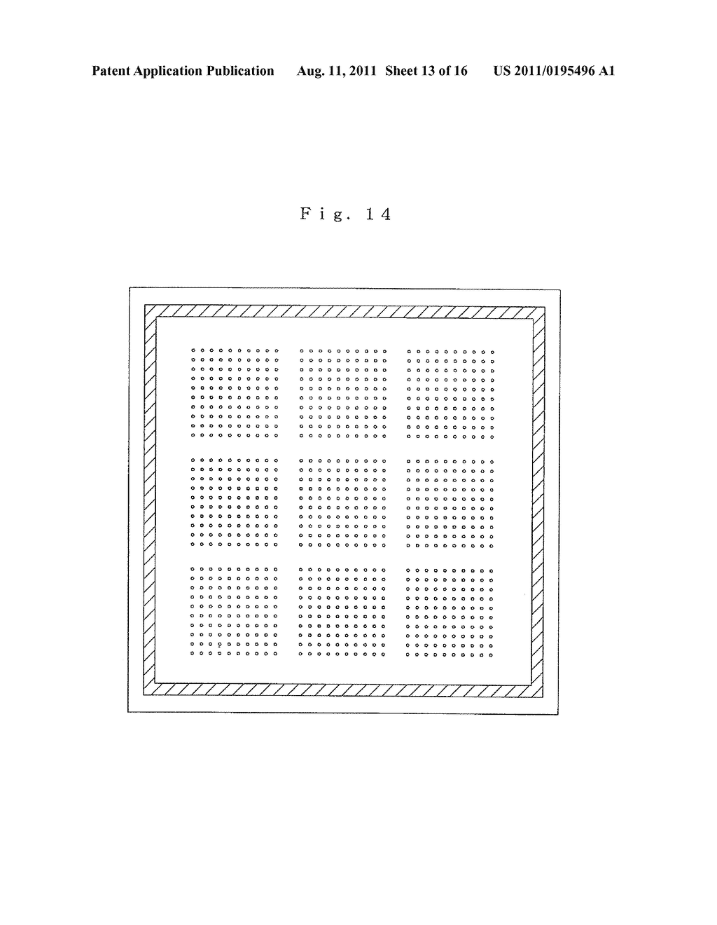 MICROWELL ARRAY CHIP AND METHOD OF MANUFACTURING SAME - diagram, schematic, and image 14