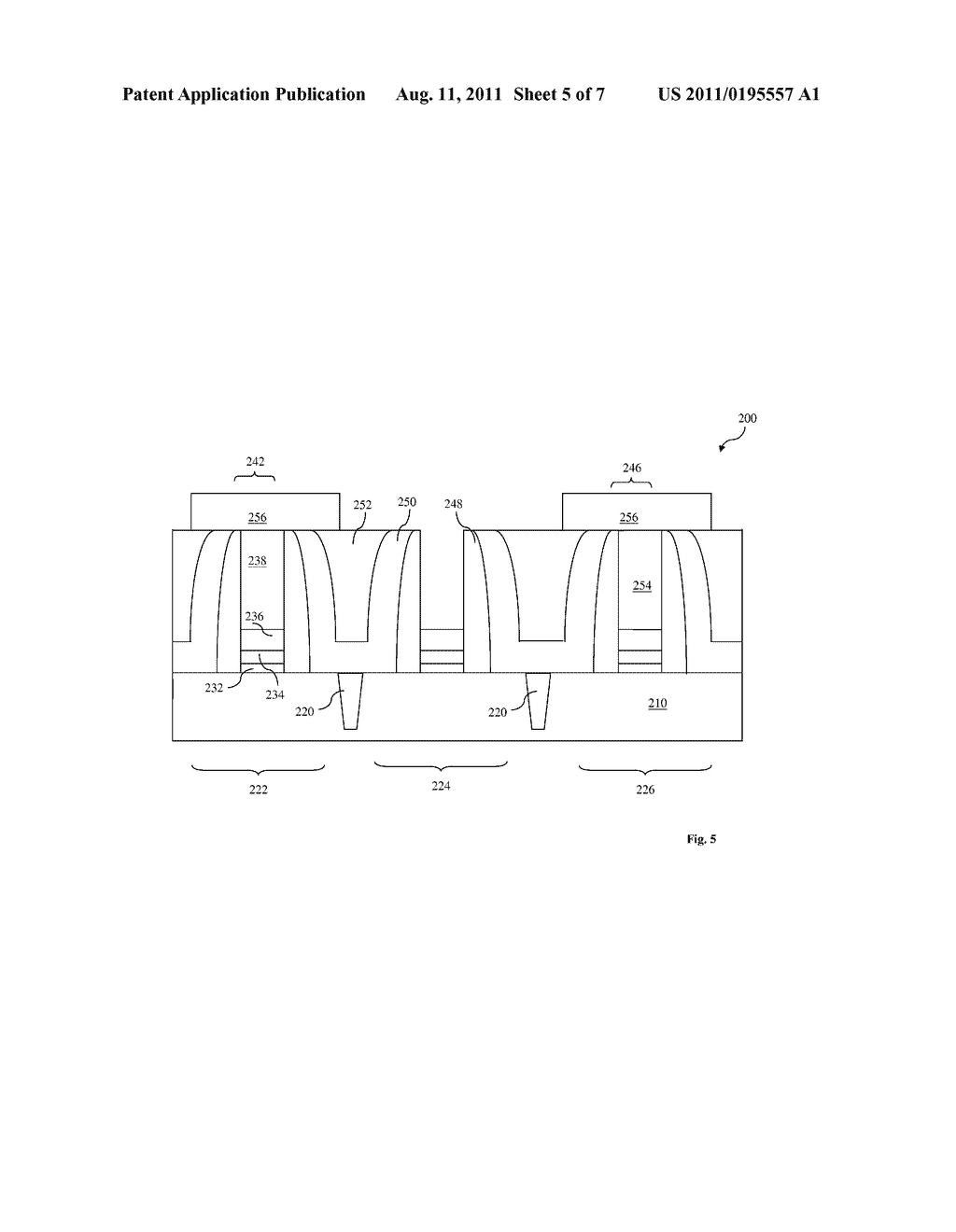 METHOD FOR FORMING LOW RESISTANCE AND UNIFORM METAL GATE - diagram, schematic, and image 06