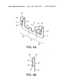 Socket connector having a recess provided with a spring member on a side     thereof diagram and image