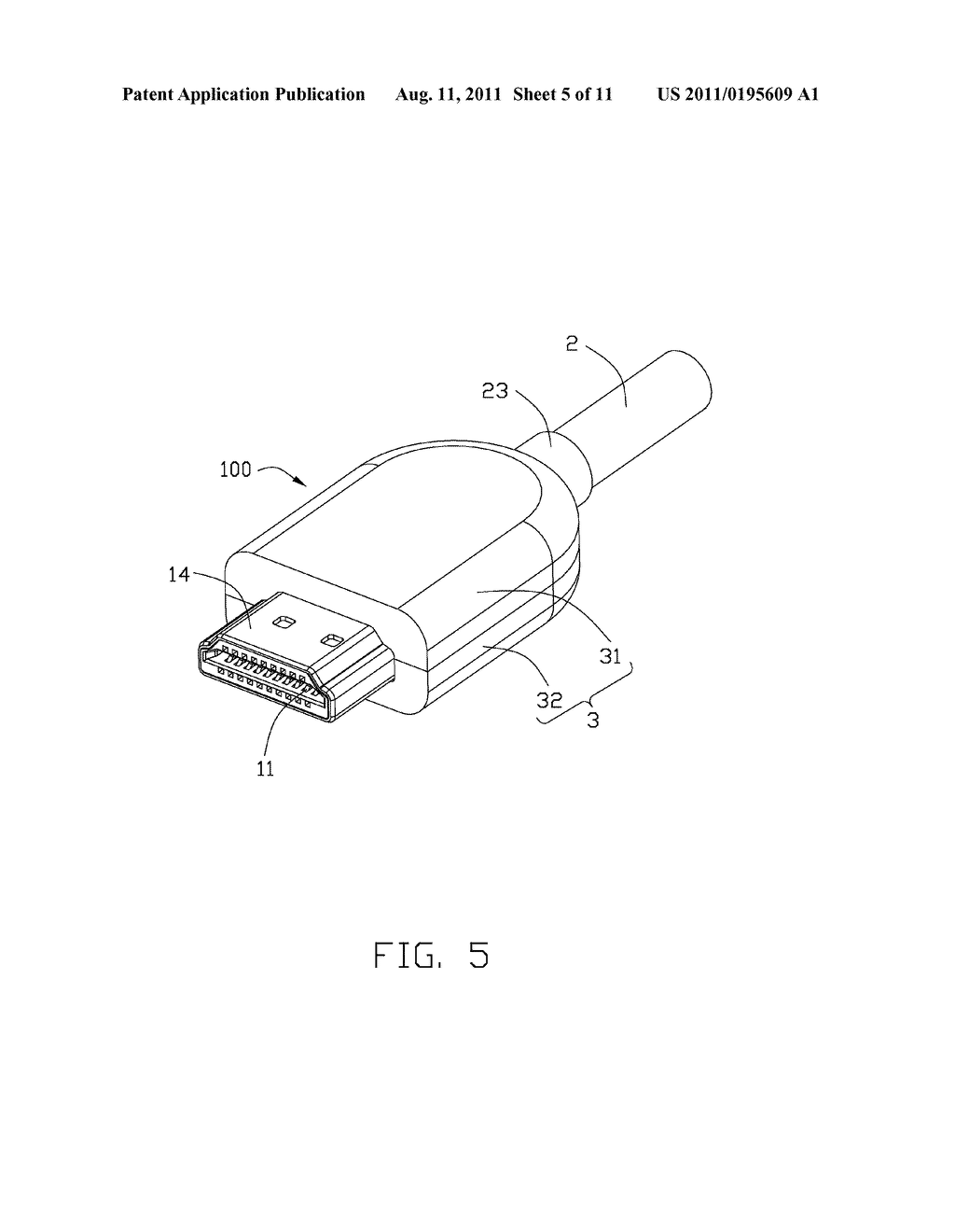 CABLE CONNECTOR ASSEMBLY HAVING A FIRM CONNECTION BETWEEN CONTACTS AND     CABLE THEREIN - diagram, schematic, and image 06