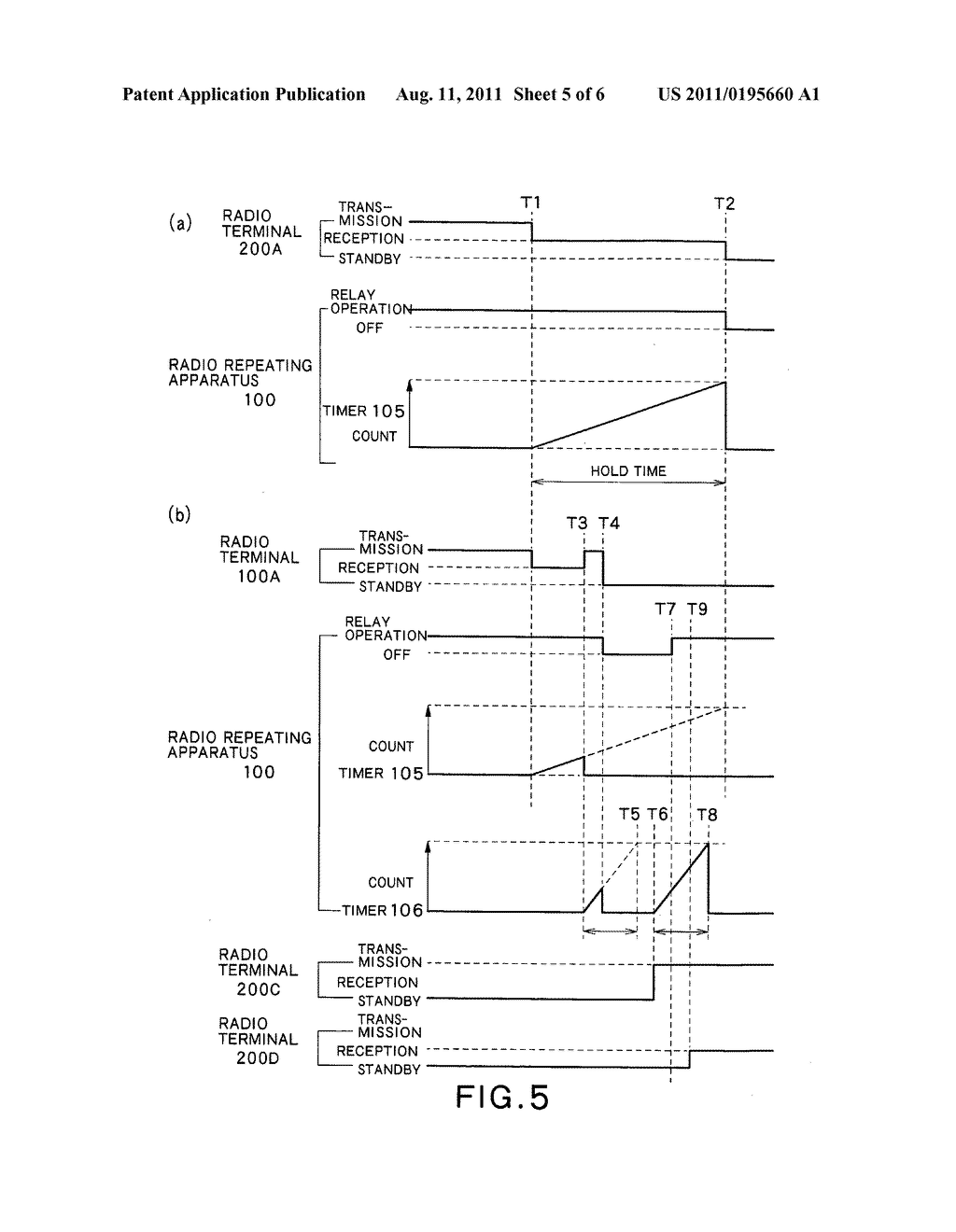 Radio repeating system, radio repeating apparatus, radio terminal     operating method and radio repeating method - diagram, schematic, and image 06