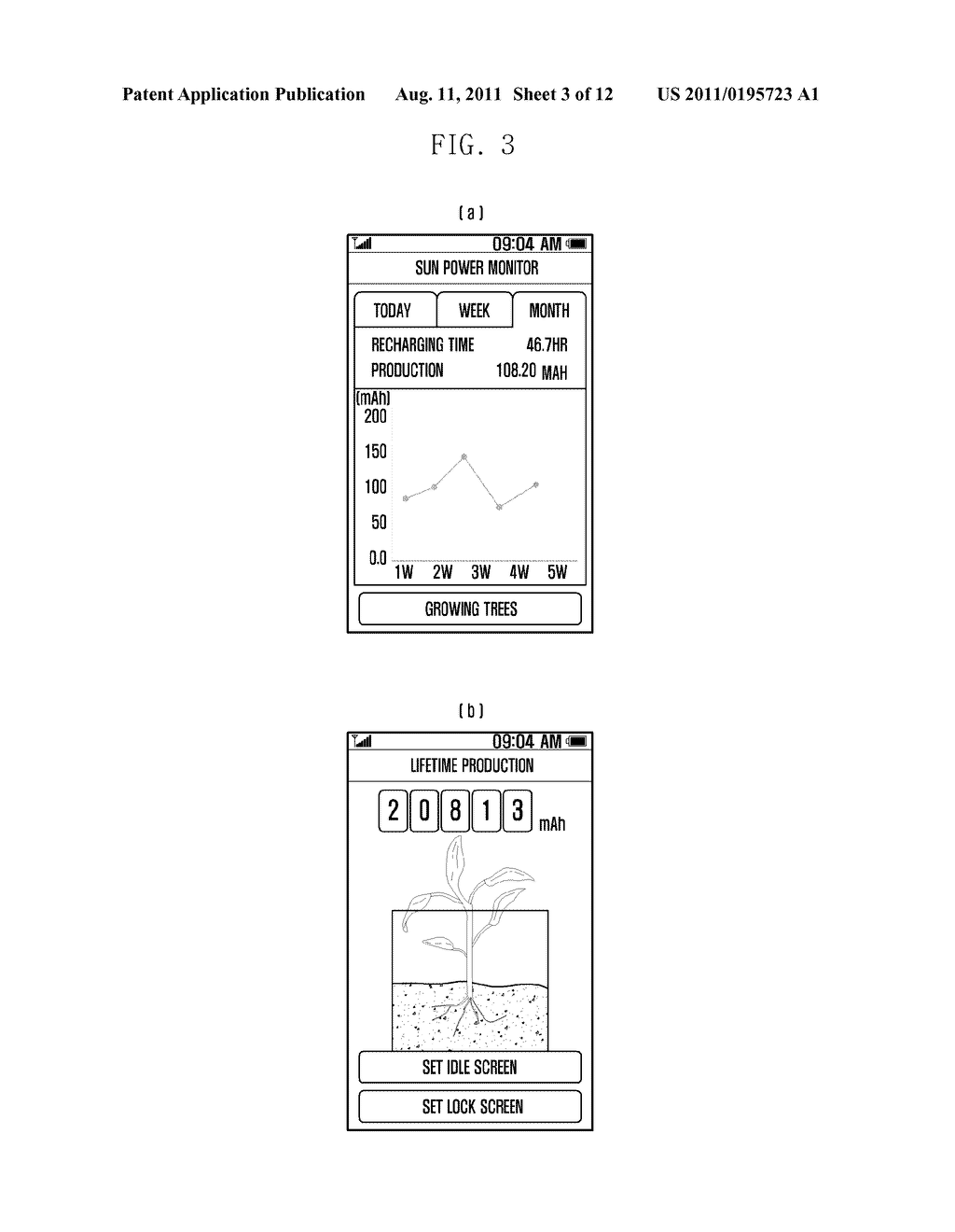 MOBILE DEVICE AND METHOD FOR PROVIDING ECO-FRIENDLY USER INTERFACE - diagram, schematic, and image 04